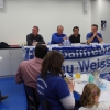 Steph informiert über die Arbeiten und Aktionen des Fan Dachverbands Supporters Hoffenheim